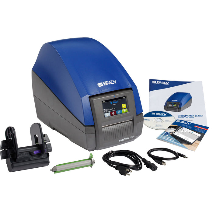 BradyPrinter i5100 600dpi Industrial Label Printer Autocut Model with Product and Wire ID Software Suite