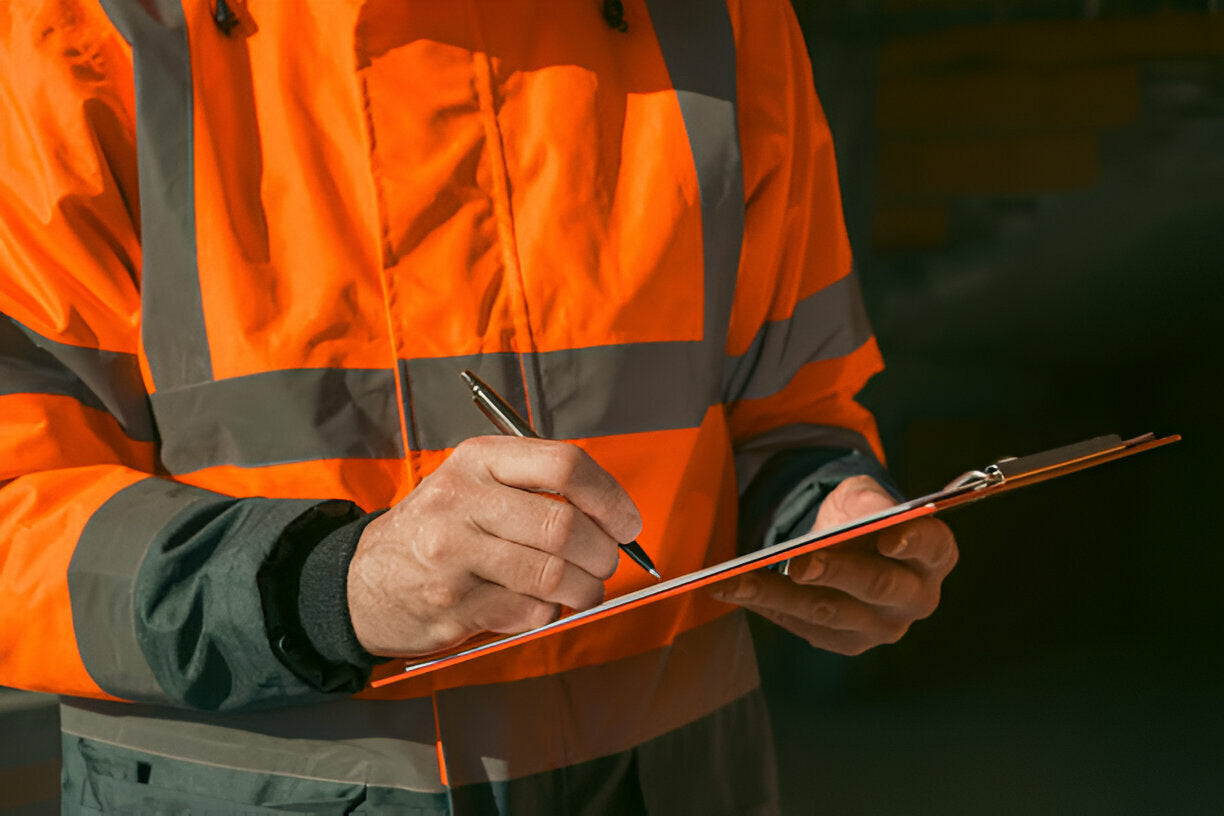 Stay Safe and Visible in Any Weather with the Hi-Vis 5-in-1 Contrast Executive Jacket - US768