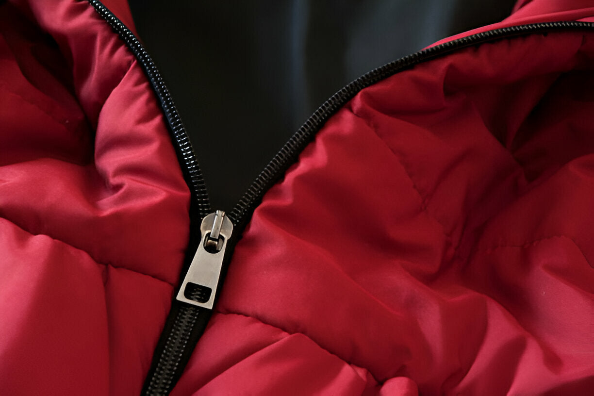 Stay Warm and Dry Anywhere with the Bolt Quilted Polyester Parka's Water-Resistant Design