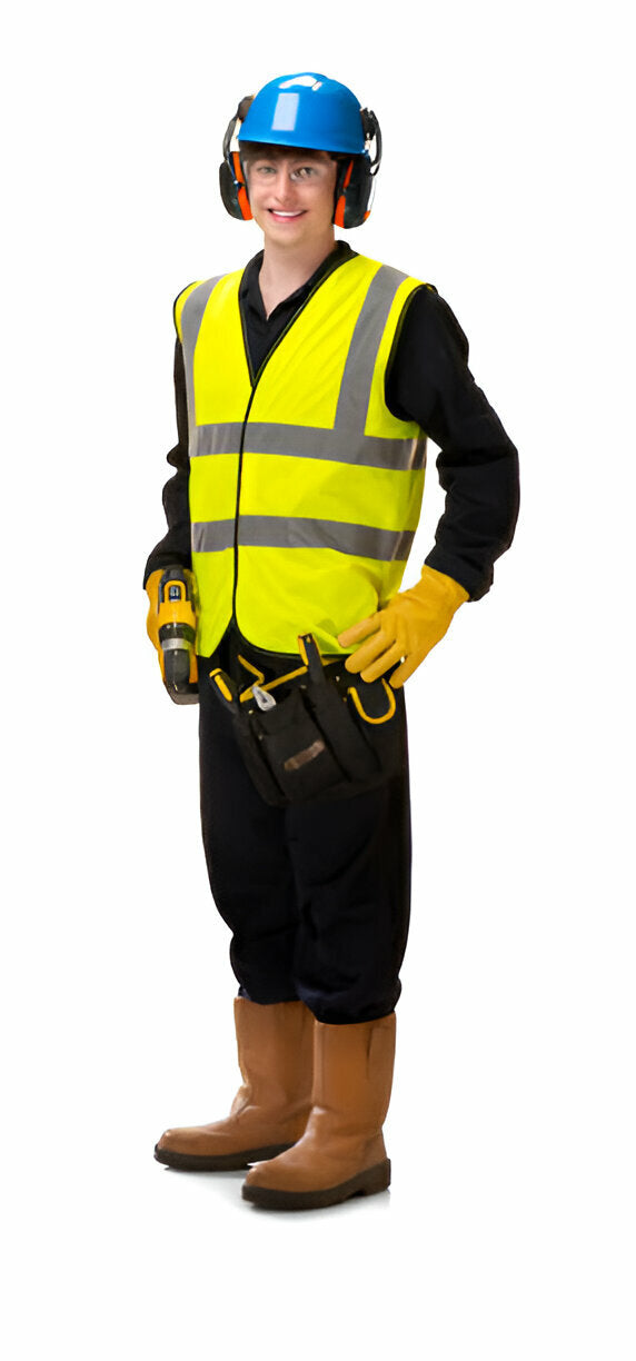 Stay Safe and Visible Anywhere with the Iona Plus Mesh Vest - US391's Reflective Design