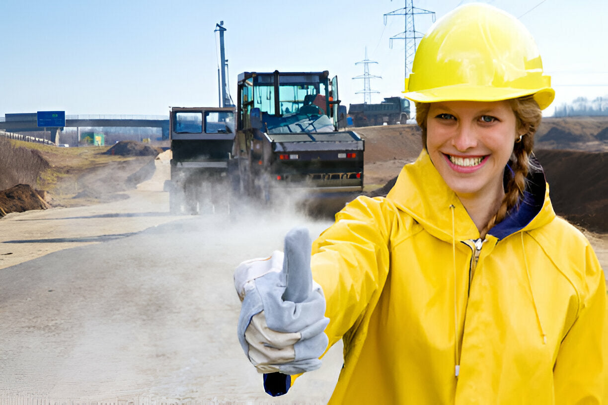 Stay Dry and Visible with the Hi-Vis Reversible Rain Coat 48" - UH447's Dual-Sided Design