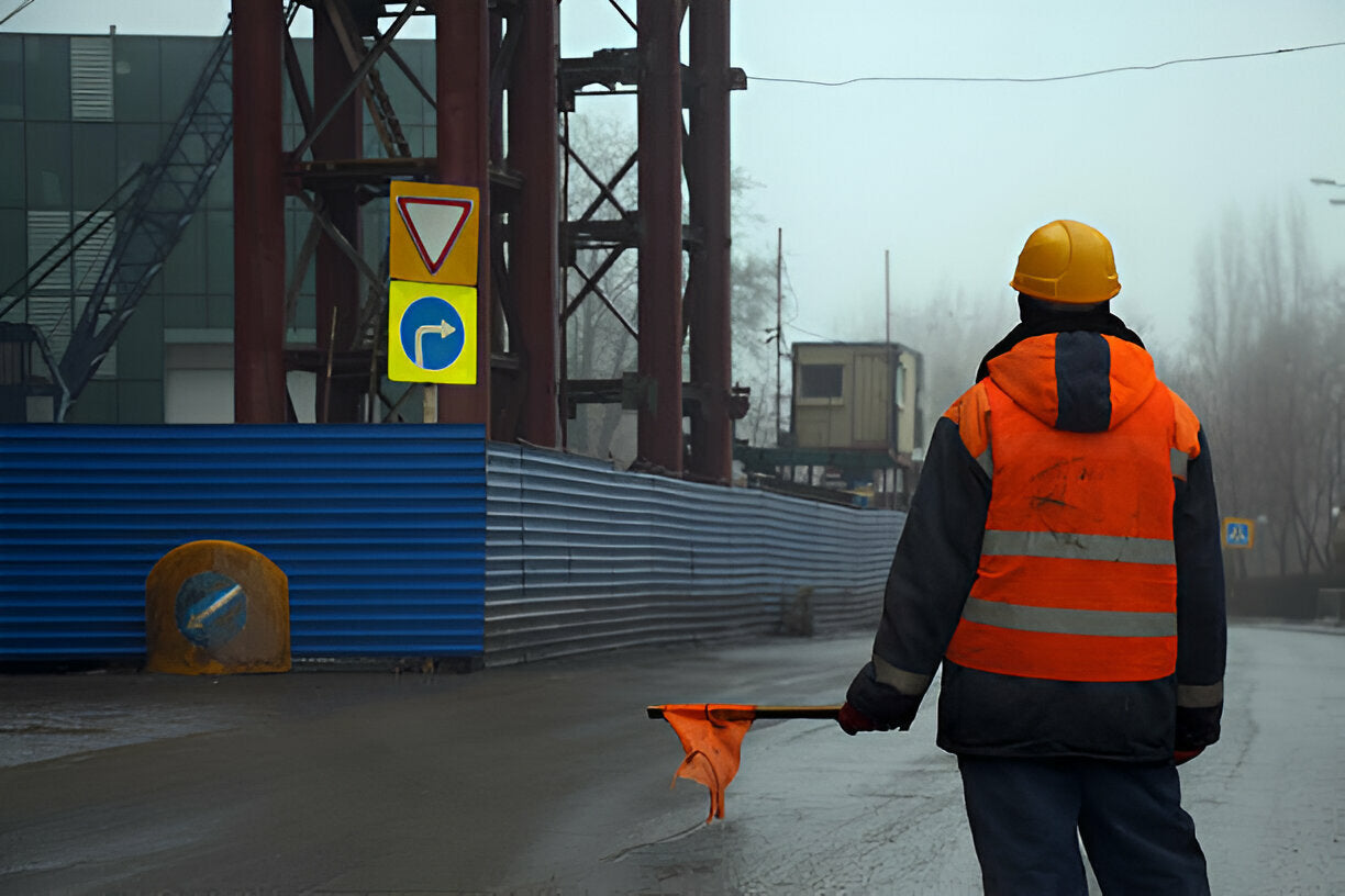 Stay Dry and Visible Anywhere with Hi-Vis Contrast Tape Rain Pants - H447