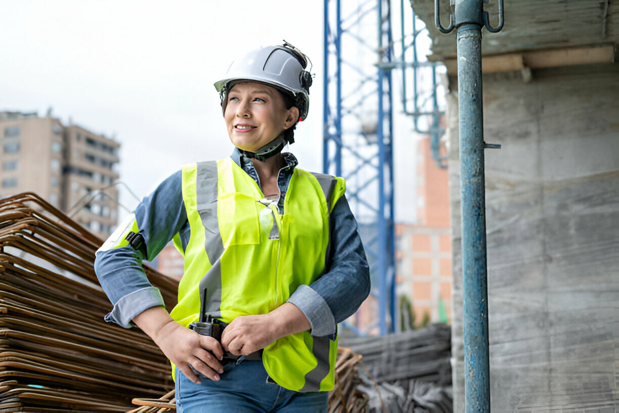 Stay Safe and Visible Anywhere with the US380 - Tampa Mesh Vest's 360° Reflective Design