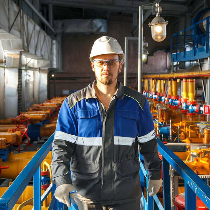 Bizflame FR Crew Neck - FR01: Ultimate Flame-Resistant Shirt for Workplace Safety - Mann Supply