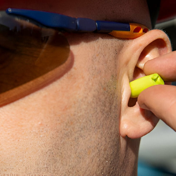 EP02 - PU Foam Ear Plugs: Block Out Noise with 32 dB NRR Comfort and Protection - Mann Supply