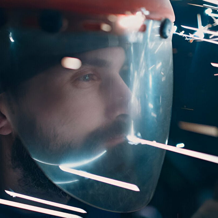 PW96 - Face Shield Plus: Scratch-Resistant, Lightweight, and Built for Maximum Protection - Mann Supply