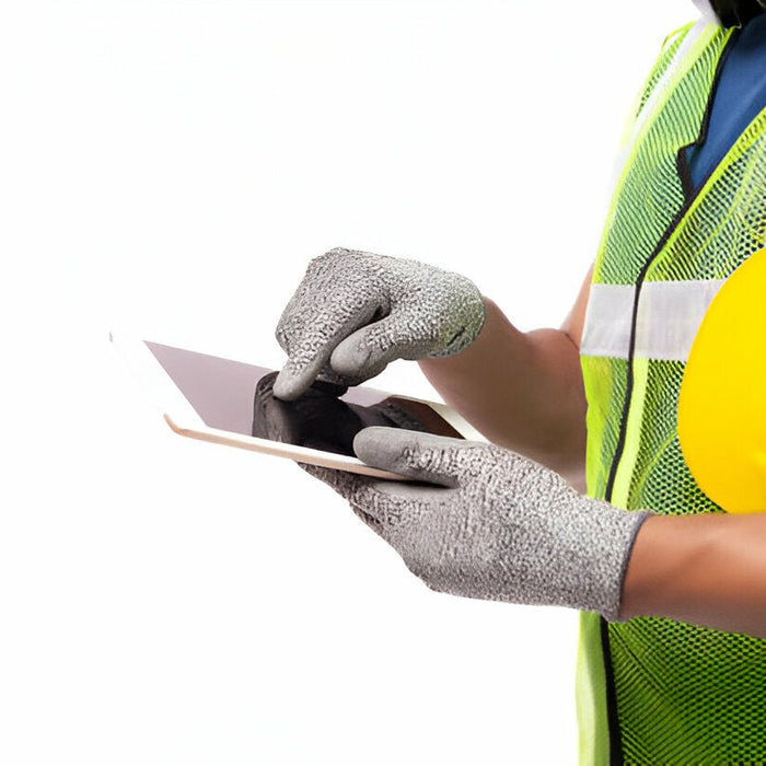 Revolutionize Your Work with NPR15 Nitrile Foam Touchscreen Glove - A355’s Superior Grip & Comfort - Mann Supply
