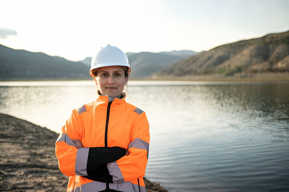 Stay Cool and Protected with the Hardhat Cooling Crown with Neck Shade - CV03 - Mann Supply