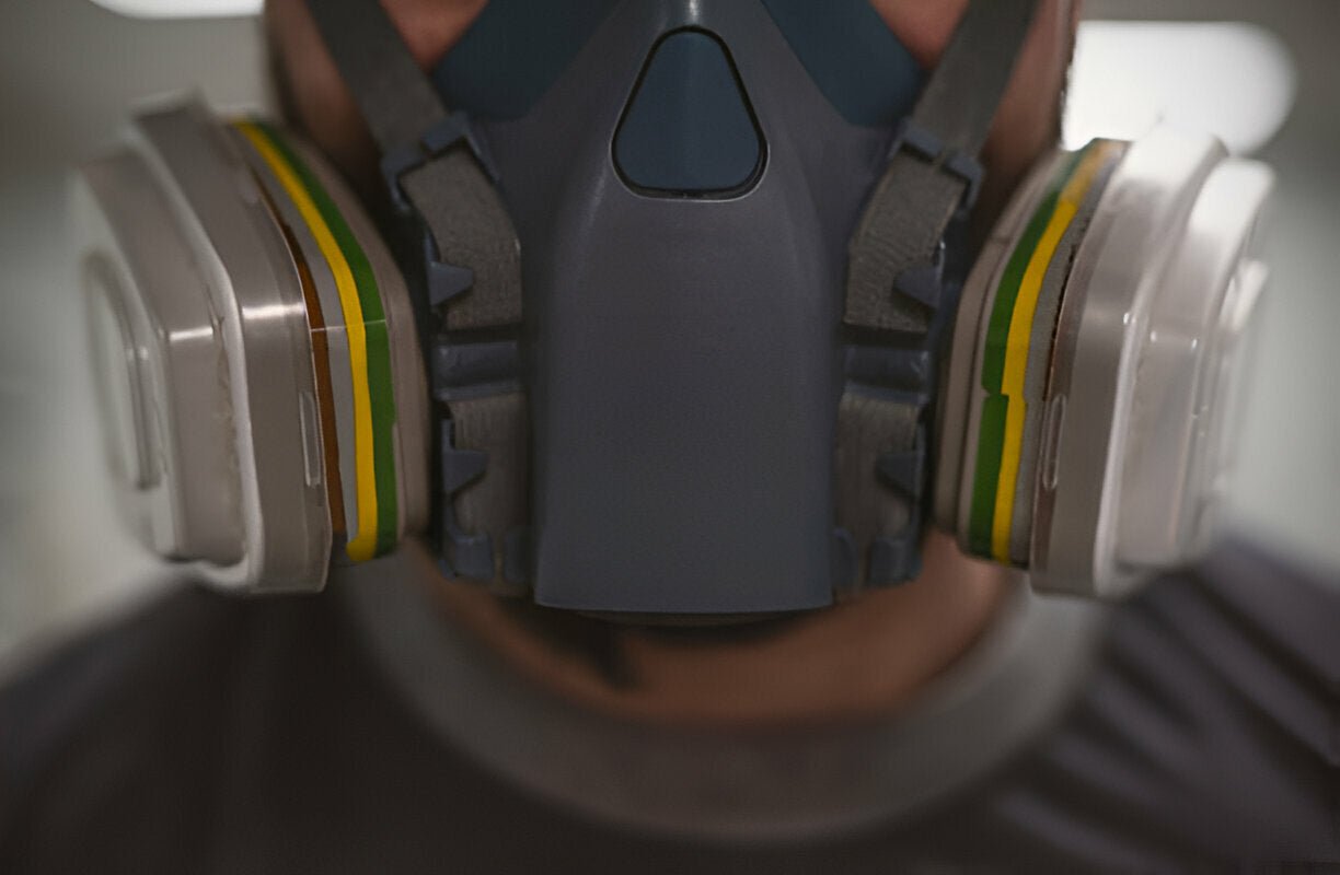 Stay Cool and Protected with the P201 - N95 Valved Cup Respirator's Advanced Filtration - Mann Supply