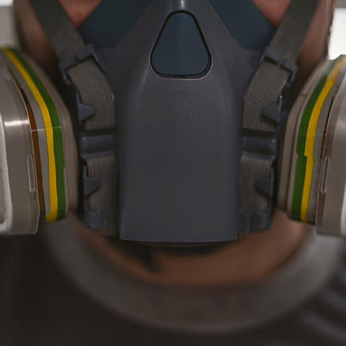 Stay Cool and Protected with the P201 - N95 Valved Cup Respirator's Advanced Filtration - Mann Supply