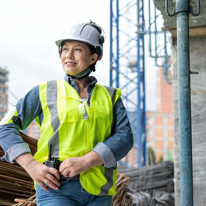 Stay Cool and Visible with the UC492 Economy Mesh Vest – Perfect for Any Job - Mann Supply