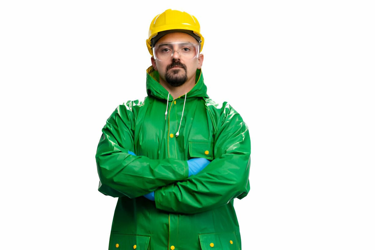 Stay Dry and Visible Anywhere with the Hi-Vis Rain Jacket - UH440's Waterproof Design - Mann Supply