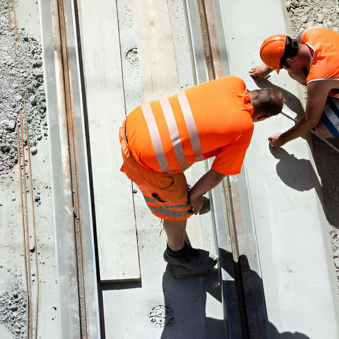 Stay Safe and Comfortable with Hi-Vis Polycotton Shorts - E043 for Tough Workdays - Mann Supply