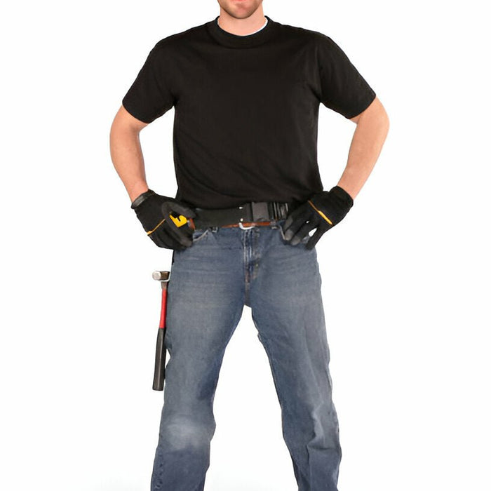 Stay Safe and Comfortable with the Iona Xtra Enhanced T-shirt - F131 - Navy's Reflective Design - Mann Supply