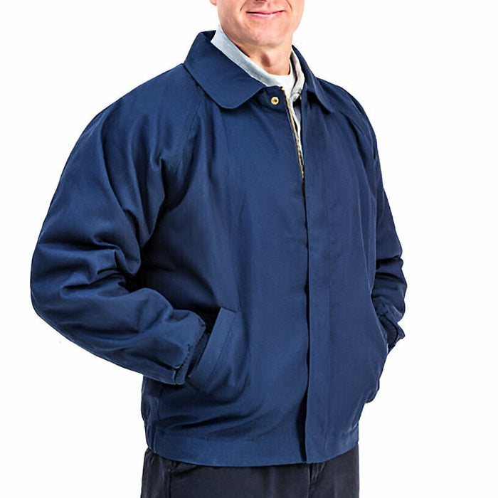 Stay Safe and Dry with the FlexArc 10 oz Polyurethane/FR Cotton Rain Jacket - Style 7215SJ - Mann Supply