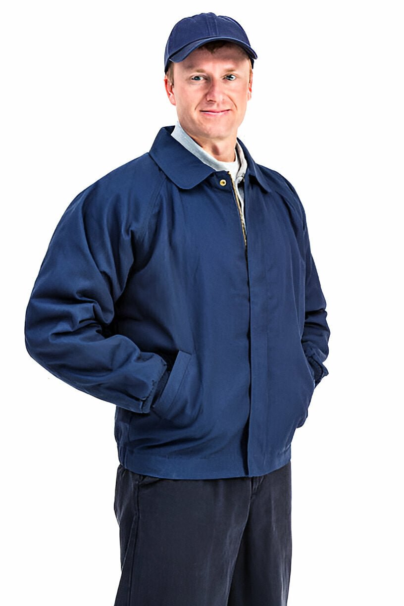 Stay Safe and Dry with the FlexArc 10 oz Polyurethane/FR Cotton Rain Jacket - Style 7215SJ - Mann Supply