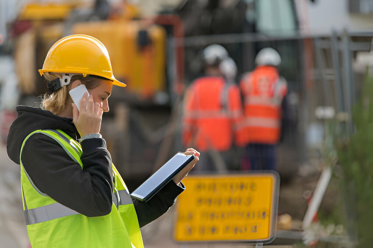 Stay Safe and Seen: Contrast Tape Hivis Vest (Class 2) - CA101 for Maximum Visibility - Mann Supply