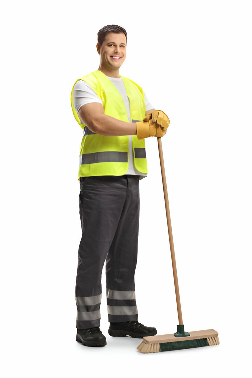 Stay Safe and Seen: Hi-Vis Two-Tone Pants - E049 with 360° Reflective Tape - Mann Supply