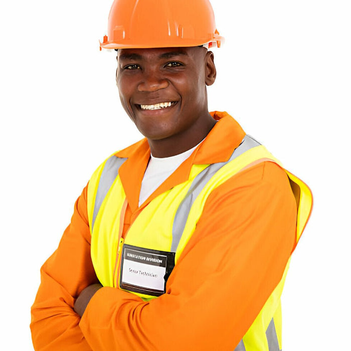 Stay Safe and Seen with the E066 Two Tone ANSI Long Sleeve Work Shirt – Built for Tough Jobs - Mann Supply