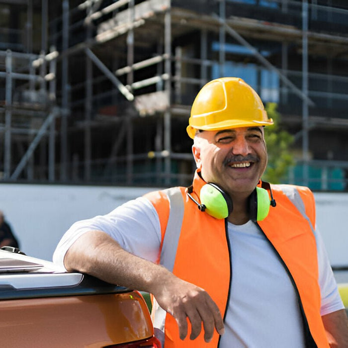 Stay Safe and Stylish with the E067 Two Tone Short Sleeve ANSI Work Shirt - Mann Supply
