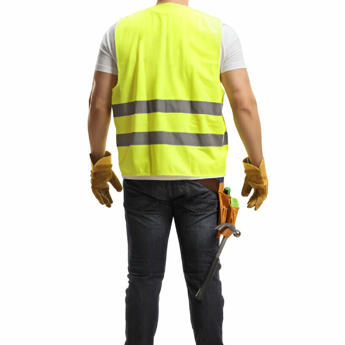 Stay Safe and Sustainable with the EC12 Eco Hi-Vis Short Sleeve T-Shirt (6 Pack) - Mann Supply