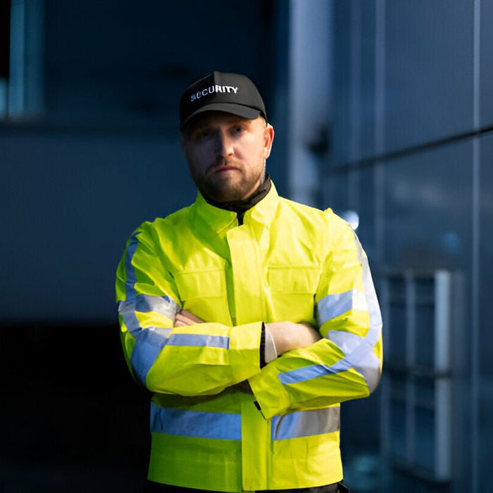 Stay Safe and Visible Anywhere with the Hi-Vis Lite Traffic Jacket - US160 - Mann Supply