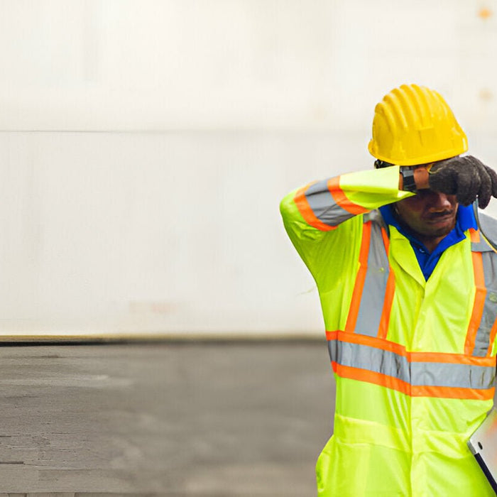 Stay Safe and Visible Anywhere with the Hi-Vis Traffic Jacket - US460's Weatherproof Design - Mann Supply