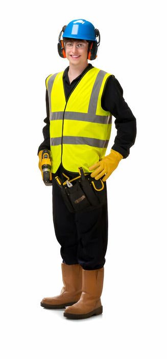 Stay Safe and Visible Anywhere with the Iona Plus Mesh Vest - US391's Reflective Design - Mann Supply
