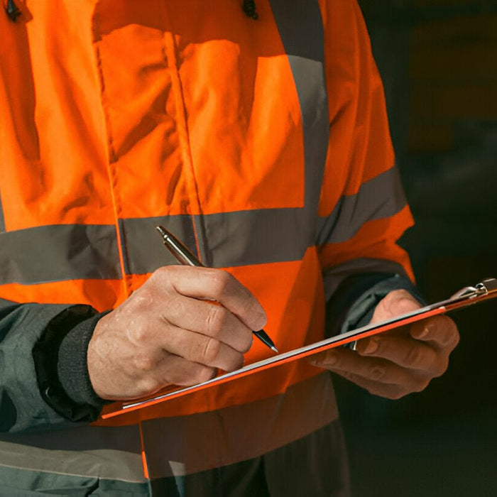 Stay Safe and Visible in Any Weather with the Hi-Vis 5-in-1 Contrast Executive Jacket - US768 - Mann Supply