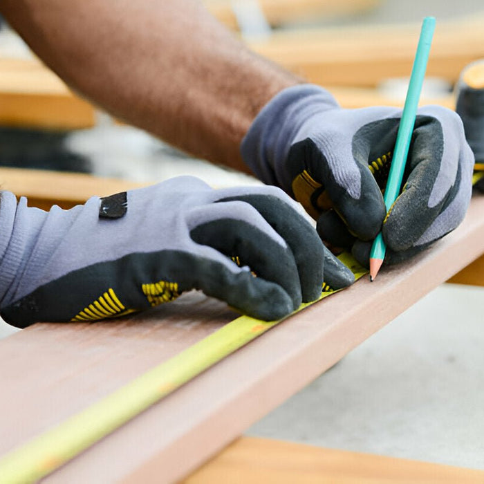 Stay Safe and Visible with Durable Hi-Vis Cowhide Gloves for Tough Jobs - Mann Supply