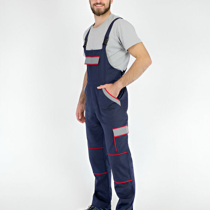 Stay Safe and Visible with FlexArc 10 oz Polyurethane/FR Cotton Bib Pants - Style 7215BT - Mann Supply