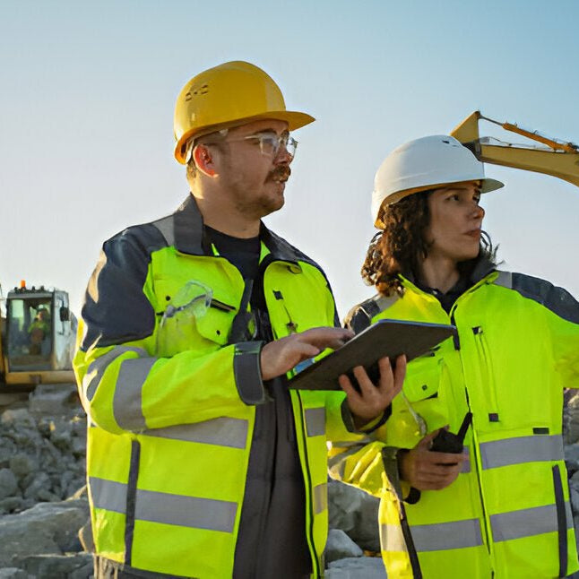 Stay Safe and Visible with the S191 Hi-Vis Long Sleeve Pocket T-Shirt's Reflective Design - Mann Supply