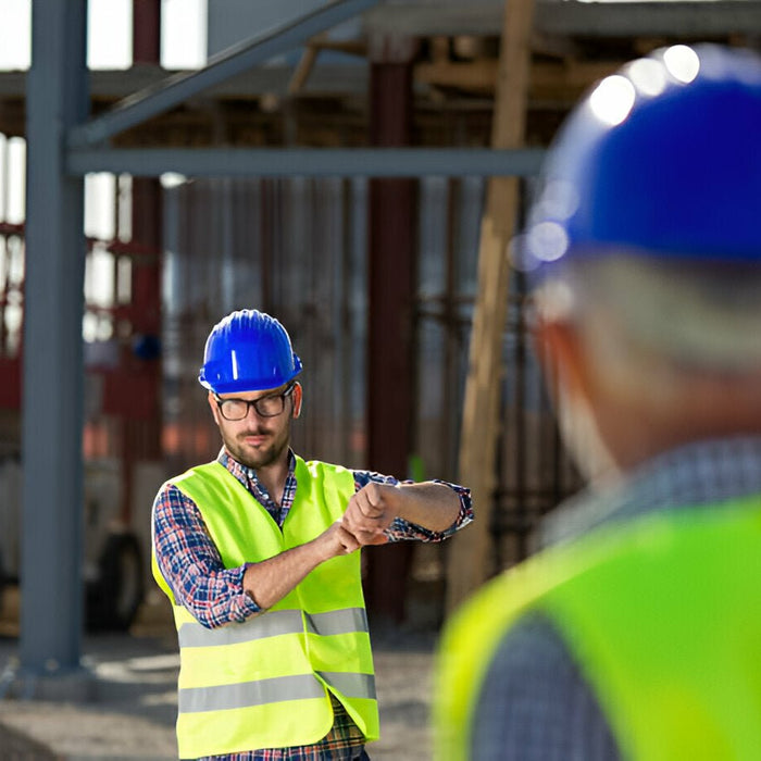 Stay Safe and Visible with the S192 Hi-Vis Long Sleeve Ribbed Cuff T-Shirt by Portwest - Mann Supply