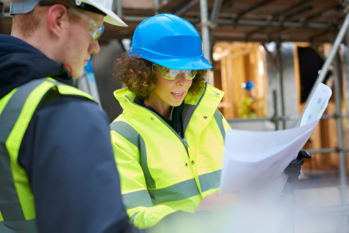 Stay Safe and Visible with the US371 - Tulsa Contrast Hi-Vis Mesh Vest's Reflective Design - Mann Supply