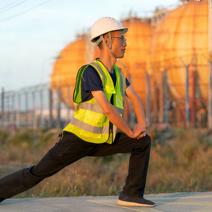 Stay Safe with Class 3 FR Mesh Vest Yellow - UFR24: High Visibility & Flame Resistance - Mann Supply