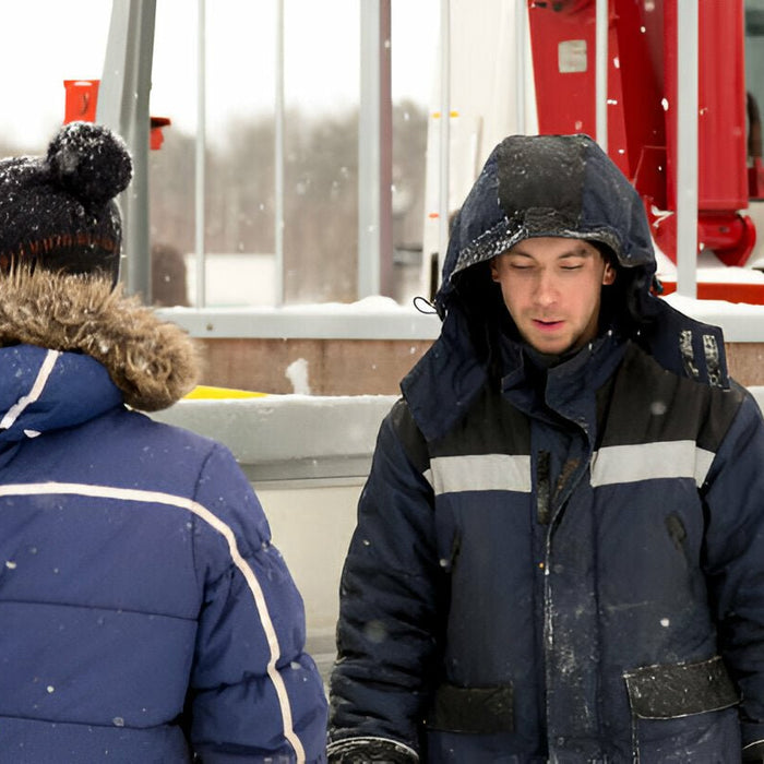 Stay Warm and Visible This Winter with the Iona Plus Winter Jacket - F144 - Mann Supply