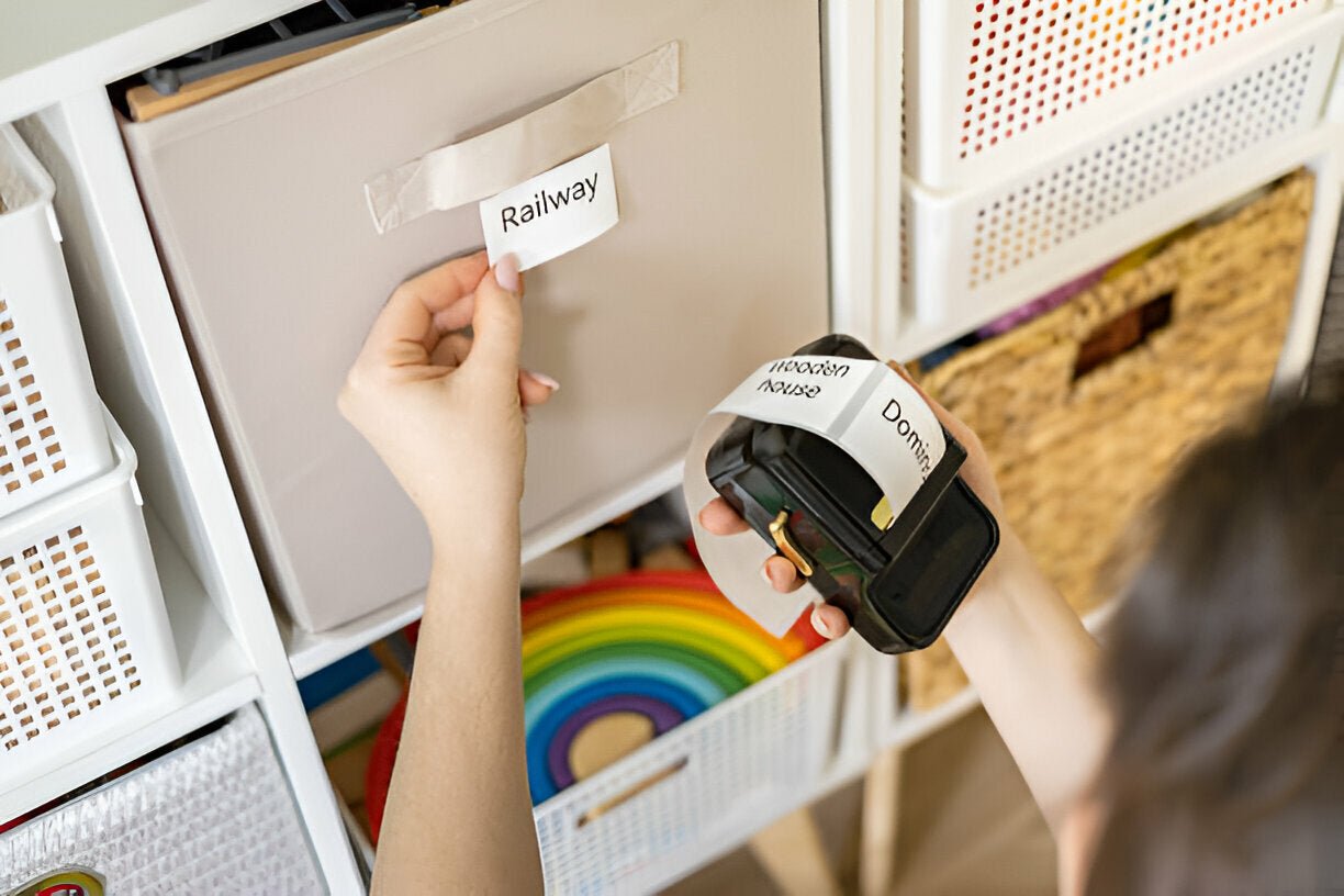 Transform Your Labeling Game with the M410 Handheld Label Printer with Accessories Kit - Mann Supply