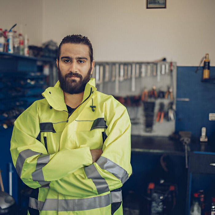 Why the Hi-Vis 7 in 1 Jacket Is a Game-Changer for Safety and Versatility - Mann Supply