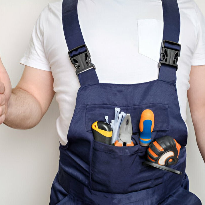 Why the S916 - Iona Bib and Brace Navy is Important for Workwear Professionals - Mann Supply