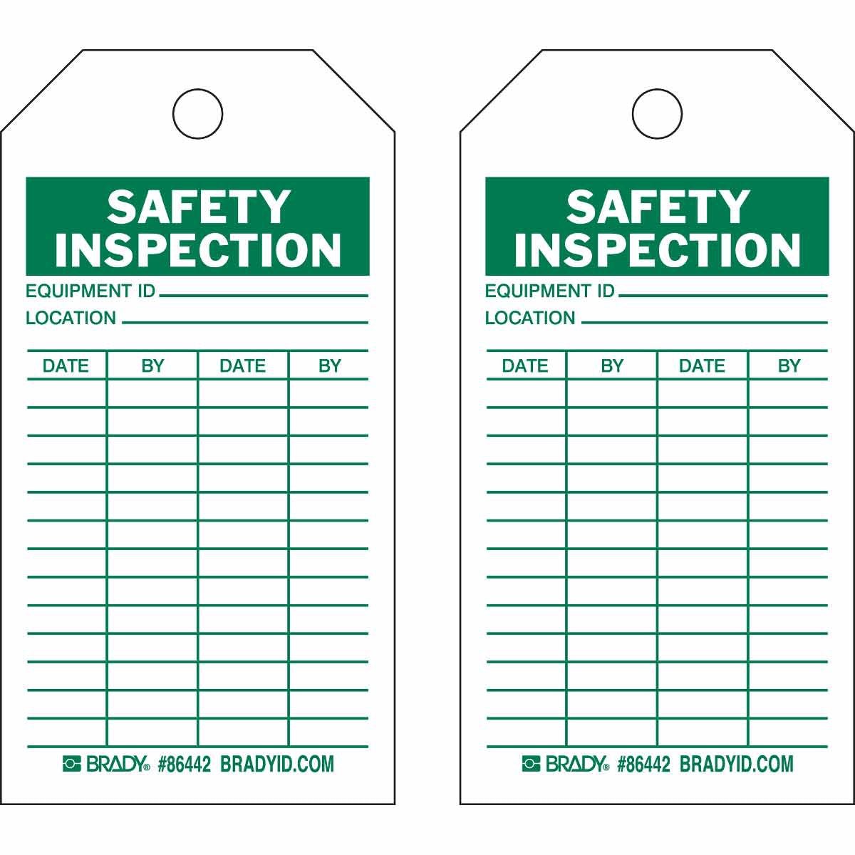 Inspection Tags - Mann Supply