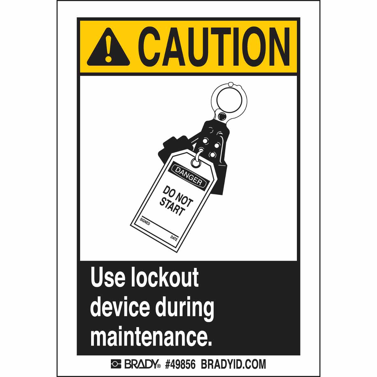 Lockout Tagout Signs - Mann Supply