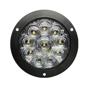 Opti-Luxx 400 Series 4" Round White Reverse (Flange Mount, Bare 2-Wire Connection)