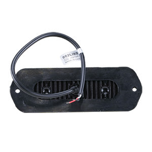 Opti-Luxx AX100 Series 5.5" Oval Clear Lens LED Auxiliary Warning Light – White/Red, Red/Red, or White/White LED (2-Screw Mount, 3-Wire Cable)
