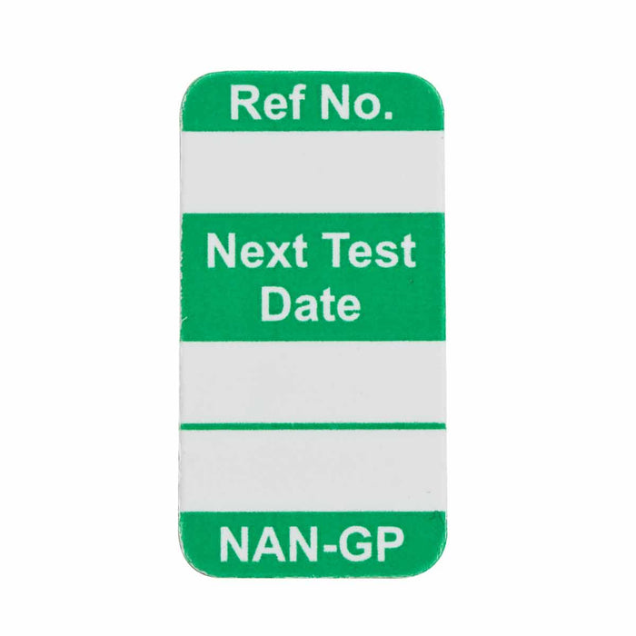 NanoTag Next Test Date Inserts