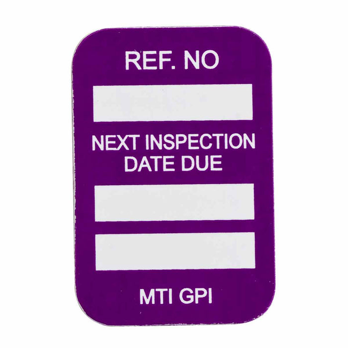 MicroTag Next Inspection Due Date Inserts