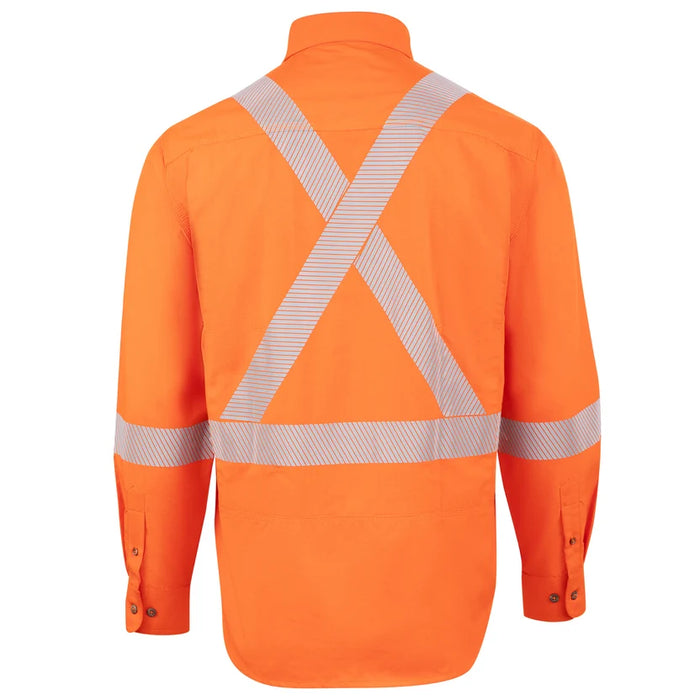 Big Bill FR PRO® Plus Ventilated Flashtrap® Shirt with Reflective Tape - Orange