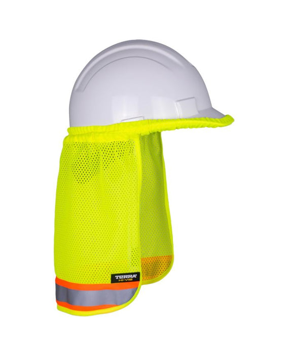 Terra Hi-Vis Sun Shade for Safety Helmet