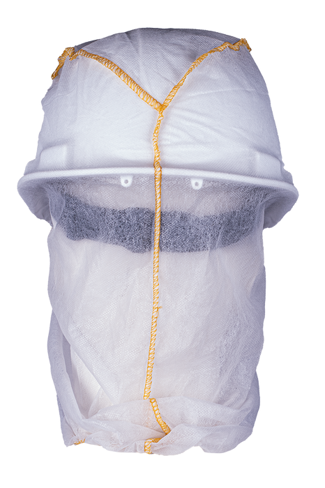 Disposable Balaclava with Orange Stitch