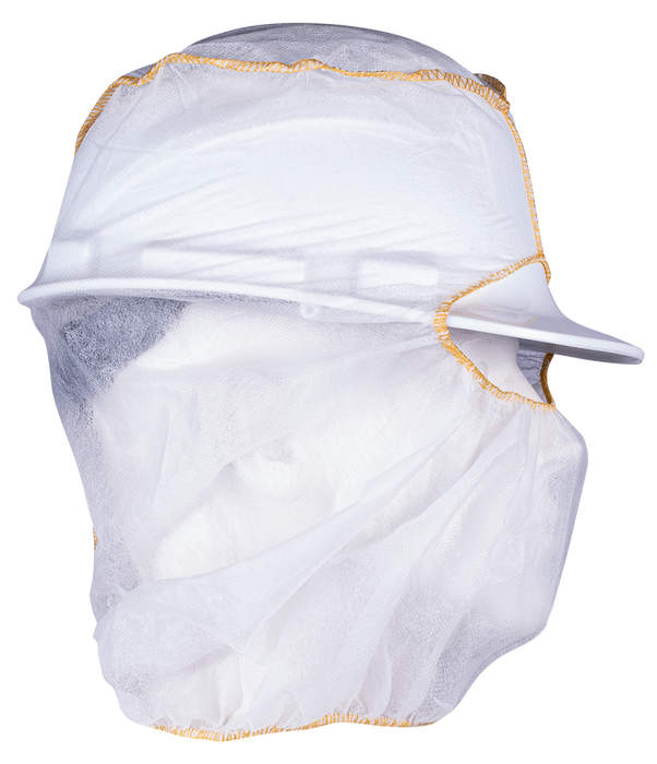 Disposable Balaclava with Orange Stitch