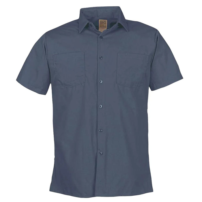 Big Bill Lightweight Poplin Short-Sleeve Industrial Work Shirt